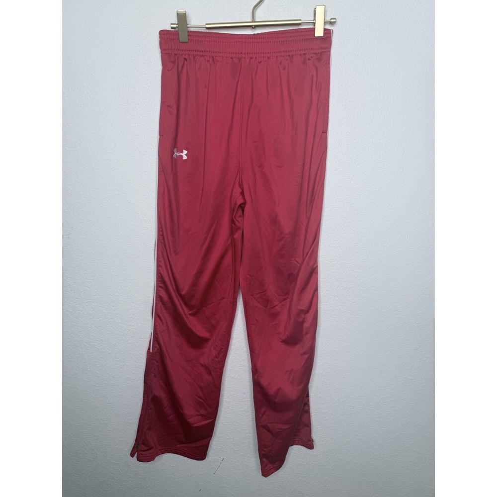 Under Armour‎ Pants Youth L Red Lightweight Windbreaker Track Athletic Sports